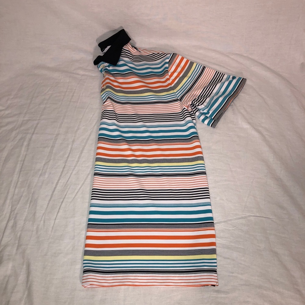 Men’s Chaps Golf Striped SS Polo Shirt Size Large - Picture 6 of 6